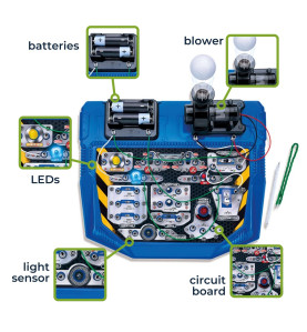 Kit de projets électroniques - 25 expériences - circuits amusants - Ve