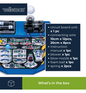 Kit de projets électroniques - 25 expériences - circuits amusants - Ve