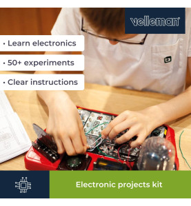 Kit de projets électroniques - 50 expériences - circuit lab - Velleman