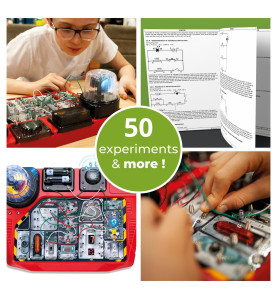 Kit de projets électroniques - 50 expériences - circuit lab - Velleman