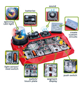 Kit de projets électroniques - 50 expériences - circuit lab - Velleman