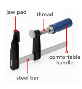 Serre-joint - 100 mm x 50 mm - PRL