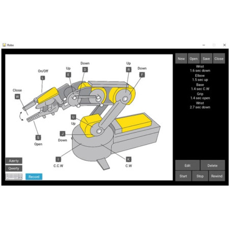 INTERFACE USB POUR BRAS ROBOTIQUE KSR10