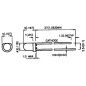 LED CLIGNOTANTE VERTE DIFFUSANTE 3mm
