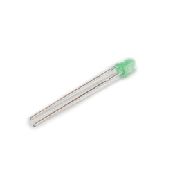 Lampe LED standard de 3 mm, lumière verte diffuse - Velleman