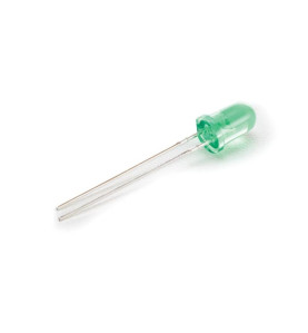 Lampe LED standard 5 mm vert transparent - Velleman