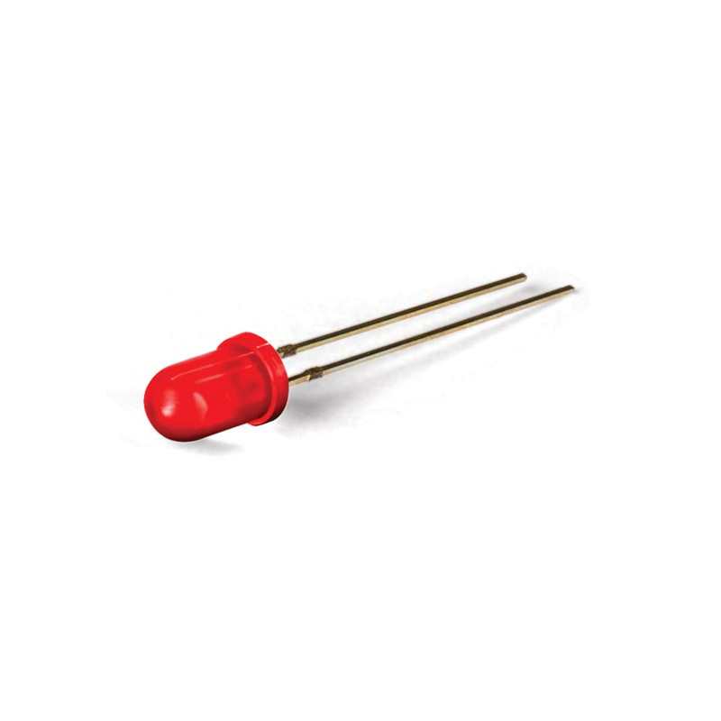 Lampe LED standard 5 mm rouge diffus Lampe LED standard 5 mm rouge diffus