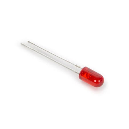 Lampe LED standard 5 mm rouge lumineux - Velleman