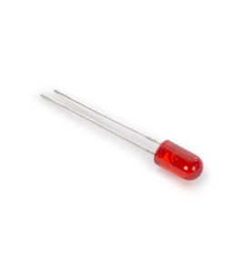 Lampe LED standard 5 mm rouge lumineux - Velleman