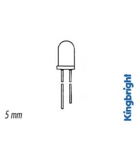 Phototransistor 5 mm transparent 940 nm - Velleman