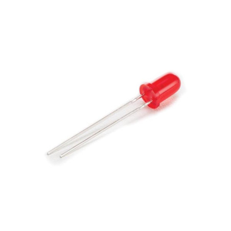 Lampe LED standard 5 mm rouge diffus - Velleman