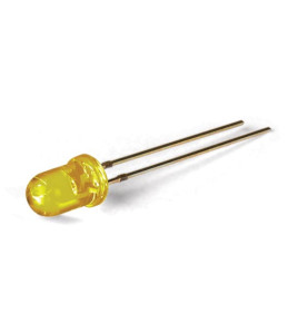 L-7113SYC DEL 5 mm super jaune - transparent 2000 mCd - Velleman