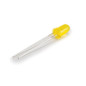 Lampe LED standard de 5 mm, lumière jaune diffuse Lampe LED standard de 5 mm, lumière jaune diffuse