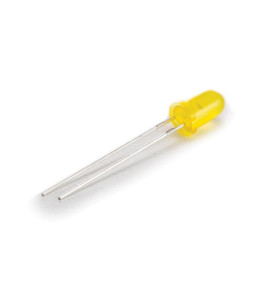 Lampe LED standard de 5 mm, lumière jaune diffuse - Velleman