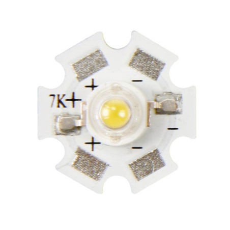 LED DE PUISSANCE - 3 W - BLANC CHAUD - 210 lm - Velleman