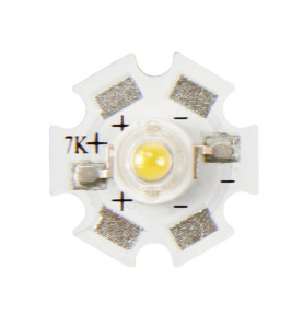 LED DE PUISSANCE - 3 W - BLANC CHAUD - 210 lm - Velleman