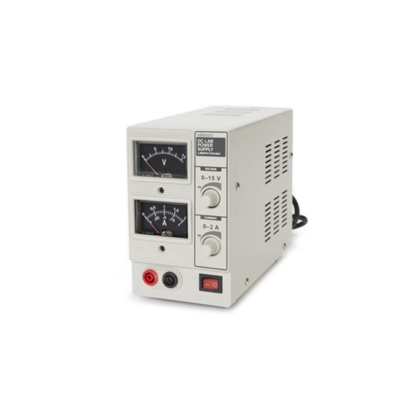 ALIMENTATION DE LABORATOIRE 0-15 VCC / 0-2 A - ANALOGIQUE
