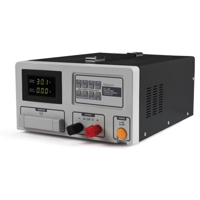 ALIMENTATION DE LABORATOIRE À DÉCOUPAGE 0-30 VCC / 60 A MAX / AVEC AFFICHEUR LED