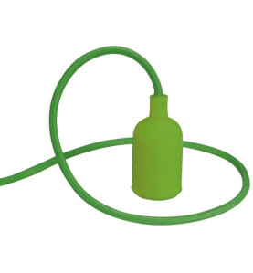 LUMINAIRE DESIGN À SUSPENSION EN CORDAGE - VERT - Velleman