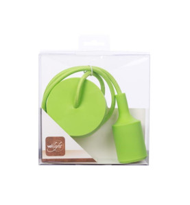 LUMINAIRE DESIGN À SUSPENSION EN CORDAGE - VERT - Velleman