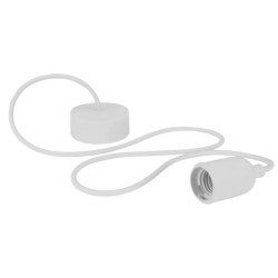 LUMINAIRE DESIGN À SUSPENSION EN CORDAGE - BLANC - Velleman