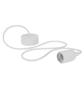 LUMINAIRE DESIGN À SUSPENSION EN CORDAGE - BLANC - Velleman