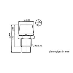 SUPPORT DE VOYANT Ø3mm