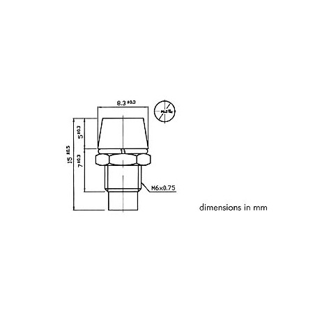 SUPPORT DE VOYANT Ø3mm