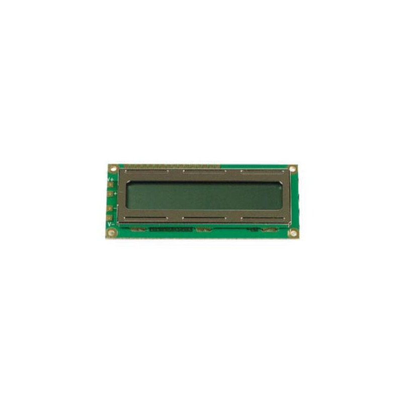 LCD 16 x 2 "BOTTOM VIEW" TYPE REFLECTIF