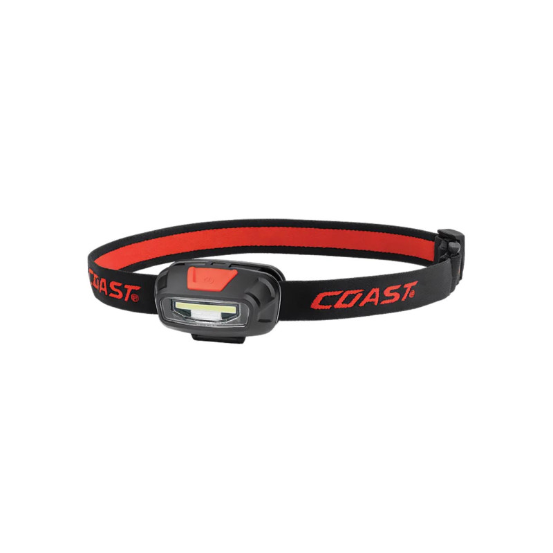 COAST - FL13R - oplaadbare hoofdlamp rood/wit LIGHT 270 lumen