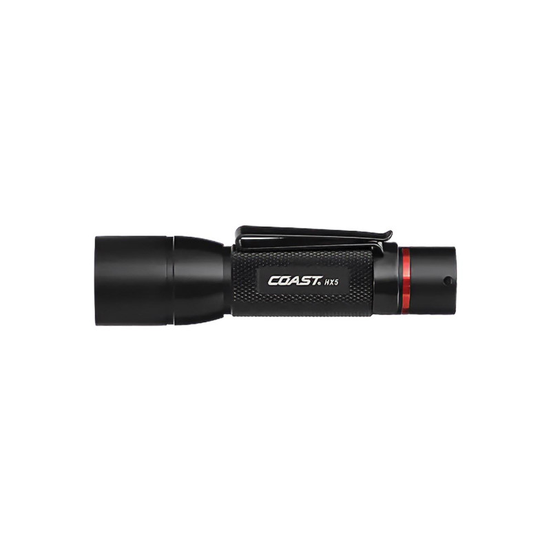 COAST - HX5 - Lampe torche compacte à clip de poche - 130 lumens - 1 pile AA incluse