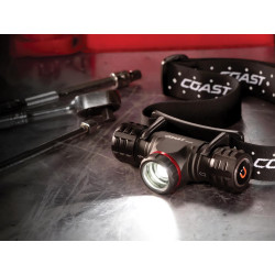 COAST - XPH30R - lampe frontale rechargeable, 1000 lumens