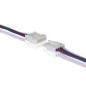 CONNECTEUR POUR FLEXIBLE LED RVB AVEC CÂBLE (MÂLE-FEMELLE)
