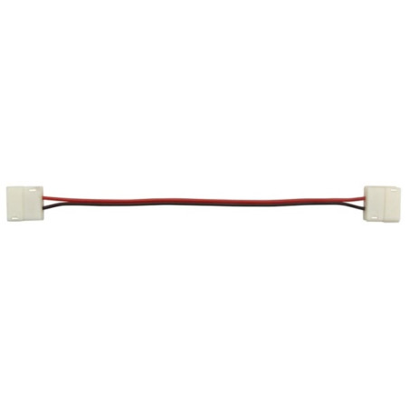 CÂBLE AVEC CONNECTEURS PUSH POUR BANDE À LED FLEXIBLE - 8 mm - 1 COULE
