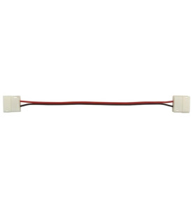 CÂBLE AVEC CONNECTEURS PUSH POUR BANDE À LED FLEXIBLE - 8 mm - 1 COULE