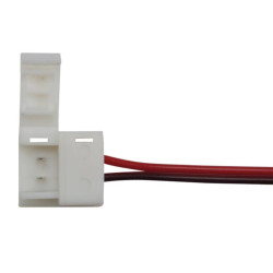 CÂBLE AVEC CONNECTEURS PUSH POUR BANDE À LED FLEXIBLE - 8 mm - 1 COULEUR