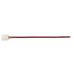 CÂBLE AVEC CONNECTEUR PUSH POUR BANDE À LED FLEXIBLE - 10 mm - 1 COULE