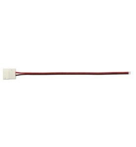 CÂBLE AVEC CONNECTEUR PUSH POUR BANDE À LED FLEXIBLE - 10 mm - 1 COULE