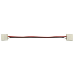 CÂBLE AVEC CONNECTEURS PUSH POUR BANDE À LED FLEXIBLE - 10 mm - 1 COUL