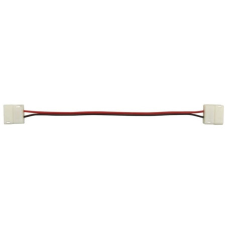 CÂBLE AVEC CONNECTEURS PUSH POUR BANDE À LED FLEXIBLE - 10 mm - 1 COUL
