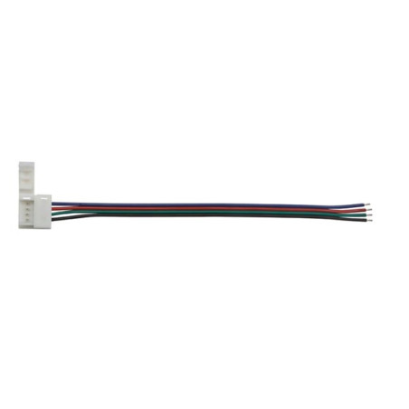 CÂBLE AVEC 1 CONNECTEUR PUSH POUR BANDE À LED FLEXIBLE - 10 mm - COULE