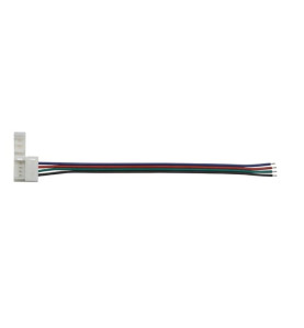 CÂBLE AVEC 1 CONNECTEUR PUSH POUR BANDE À LED FLEXIBLE - 10 mm - COULE