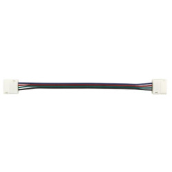 CÂBLE AVEC CONNECTEURS PUSH POUR BANDE À LED FLEXIBLE - 10 mm - COULEU
