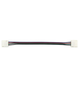 CÂBLE AVEC CONNECTEURS PUSH POUR BANDE À LED FLEXIBLE - 10 mm - COULEU