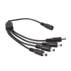 RÉPARTITEUR CC AVEC 4 x CONNECTEUR MÂLE - 1 x CONNECTEUR FEMELLE - Vel