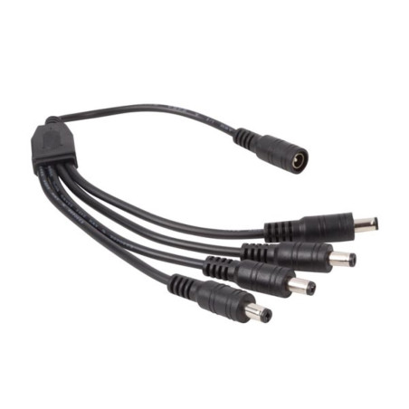 RÉPARTITEUR CC AVEC 4 x CONNECTEUR MÂLE - 1 x CONNECTEUR FEMELLE - Vel