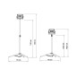 Projecteur de travail LED sur trépied - 50 W - 5500 lm - 4000 K