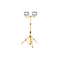 Projecteur de travail LED sur trépied double - 100 W - 11000 lm - 4000 K
