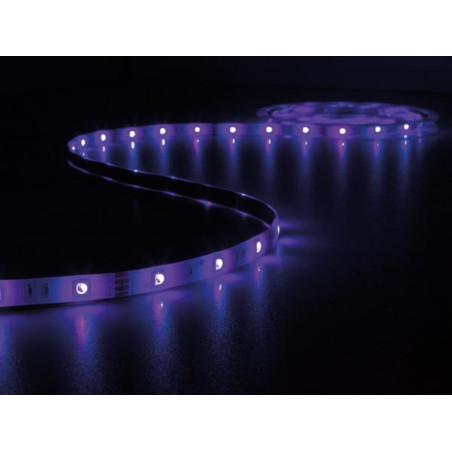 KIT RUBAN À LED FLEXIBLE PILOTÉ PAR MUSIQUE AVEC CONTRÔLEUR ET ALIMENT