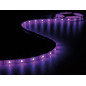 KIT RUBAN À LED FLEXIBLE AVEC CONTRÔLEUR ET ALIMENTATION - RVB - 150 LED - 5 m - 12 VCC KIT RUBAN À LED FLEXIBLE AVEC CONTRÔLEUR ET ALIMENTATION - RVB - 150 LED - 5 m - 12 VCC